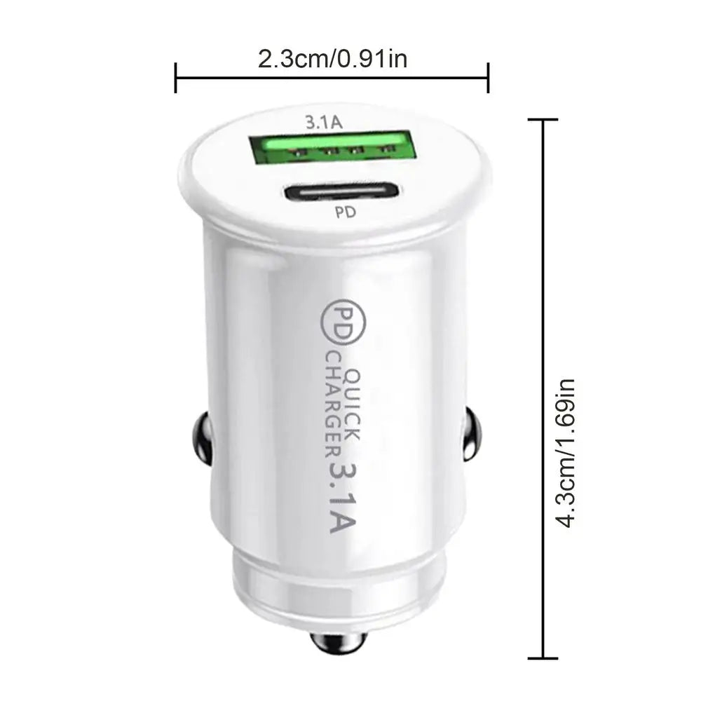 Type C Car Charger Adapter - Salerno