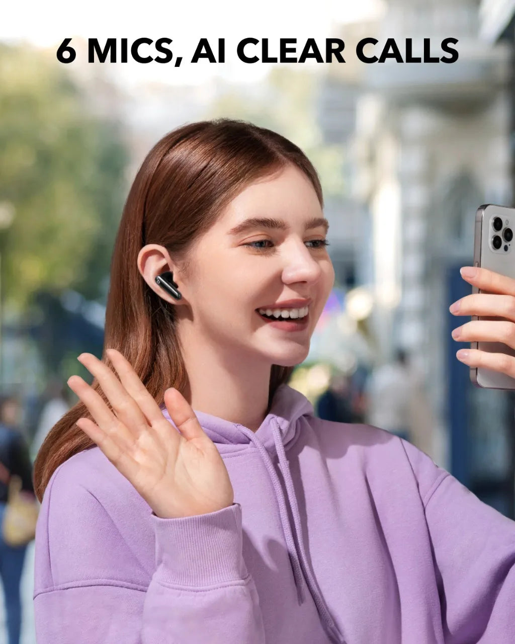 Wireless Earbuds with ANC, BassUp Technology - Salerno