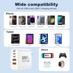 5 in 1 60W Fast Charger