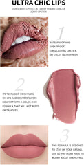 Six-Color Matte Liquid Lipstick Set