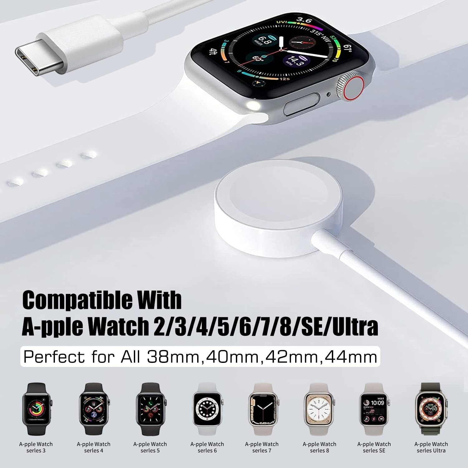 Type-C Cable Charger for Apple Watches
